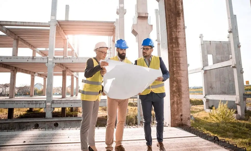 Bouwbedrijf in Oosterhout team aan het werk op een bouwplaats met professionele bouwwerkzaamheden